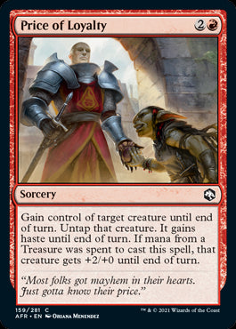 Price of Loyalty #159 | Adventures in the Forgotten RealmsSingles