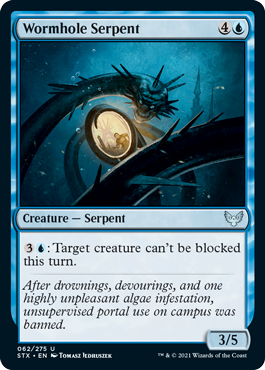 Wormhole Serpent #062 MTG Strixh...