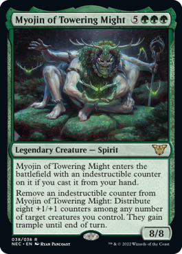 Myojin of Towering Might Neon Dynasty Commander #038