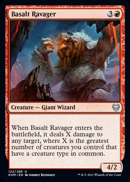 Basalt Ravager #122 MTG Kaldheim Single