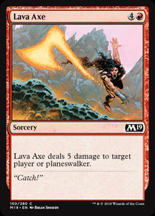 Lava Axe MTG Single | Core Set 2019 #150