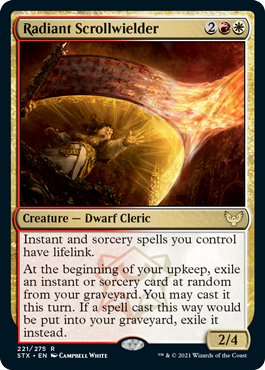 Radiant Scrollwielder #221 MTG Strixhaven Single