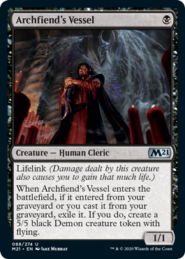 Archfiend's Vessel #088 MTG Core 2021 Single