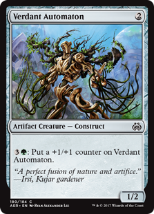 Verdant Automaton MTG Aether Revolt #180