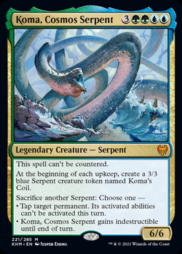 Koma, Cosmos Serpent #221 MTG Kaldheim Single