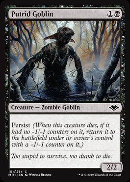 Putrid Goblin #101 | Modern Horizons MTG Singles