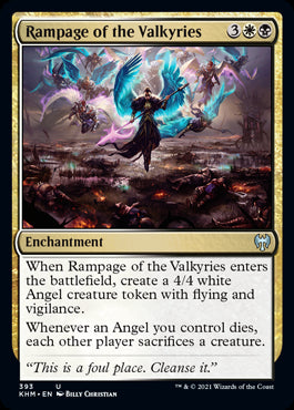 Rampage of the Valkyries #393 MTG Kaldheim Single