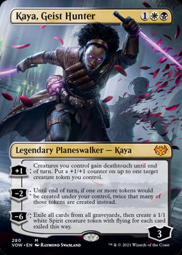 Kaya, Geist Hunter Borderless #280 MTG Crimson Vow Single