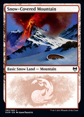 Snow-Covered Mountain #282 MTG Kaldheim Single