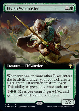 Elvish Warmaster Extended Art #3...