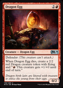 Dragon Egg MTG Single | Core Set 2019 #138