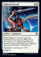 Valkyrie's Sword #036 MTG Kaldheim Single