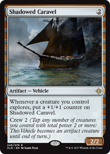 Shadowed Caravel MTG Single | Ixalan #246