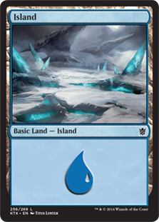 Island V.3 #256 MTG Khans Of Tarkir Single