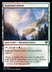 Highland Forest #261 MTG Kaldheim Single