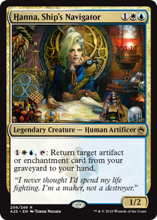 Hanna, Ship's Navigator | Magic! The Gathering Masters 25 #206