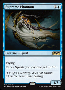 Supreme Phantom MTG Single | Core Set 2019 #076