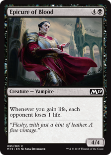 Epicure of Blood MTG Single | Core Set 2019 #095