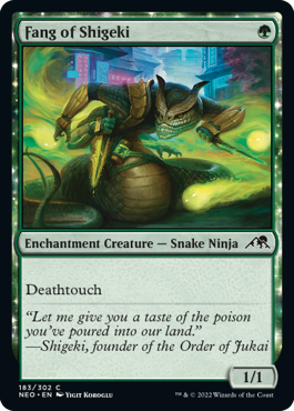 Fang of Shigeki Kamigawa Neon Dynasty - 183 Non-Foil