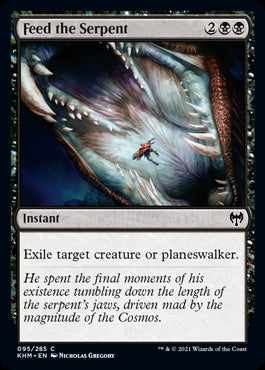 Feed the Serpent #095 MTG Kaldhe...