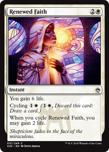 Renewed Faith | Magic! The Gathering Masters 25 #031