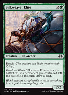 Silkweaver Elite MTG Aether Revolt #125