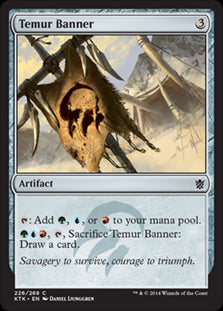 Temur Banner #226 MTG Khans Of Tarkir Single