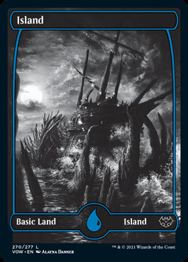 Full Art Island V.1 #270 MTG Cri...
