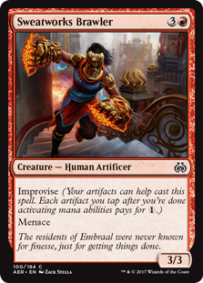 Sweatworks Brawler MTG Aether Revolt #100