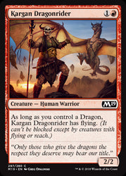 Kargan Dragonrider MTG Single | Core Set 2019 #297
