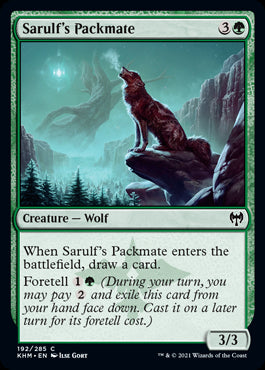 Sarulf's Packmate #192 MTG Kaldheim Single