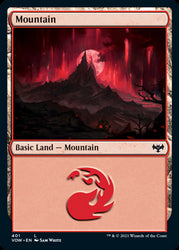 Basic Mountain #401 MTG Crimson Vow Single