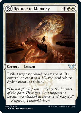 Reduce to Memory #025 MTG Strixh...