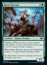 Rural Recruit #216 MTG Crimson V...