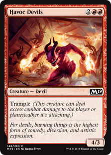 Havoc Devils MTG Single | Core Set 2019 #146