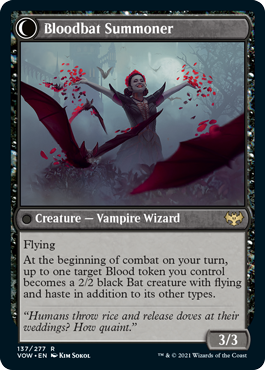 Voldaren Bloodcaster // Bloodbat Summoner card back
