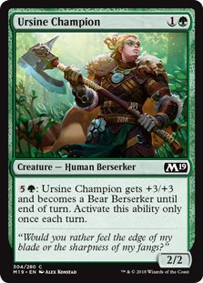 Ursine Champion MTG Single | Core Set 2019 #304