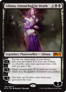 Liliana, Untouched by Death MTG Single | Core Set 2019 #106