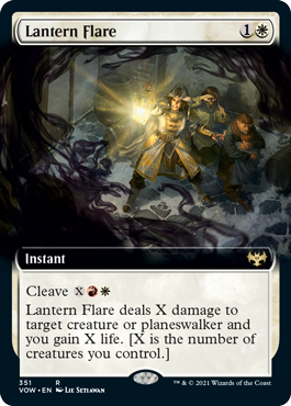 Extended Art Lantern Flare #351 MTG Crimson Vow Single