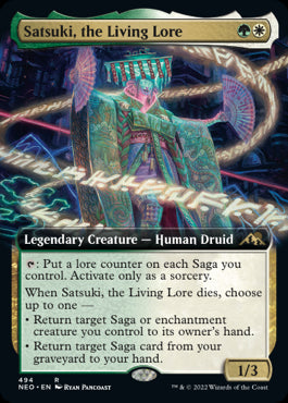 Satsuki, the Living Lore Extended Art #494 Neon Dynasty