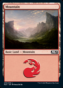 Mountain #270 MTG Core 2021 Single