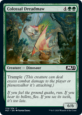 Colossal Dreadmaw #176 MTG Core 2021 Single