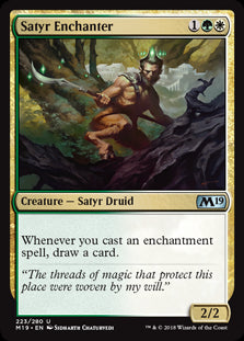 Satyr Enchanter MTG Single | Core Set 2019 #223