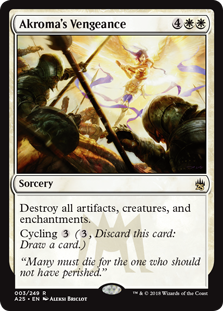 Akroma's Vengeance | Magic! The Gathering Masters 25 #003