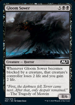 Gloom Sower #100 MTG Core 2021 S...
