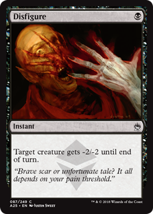 Disfigure | Magic! The Gathering Masters 25 #087