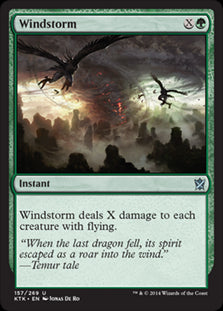 Windstorm #157 MTG Khans Of Tark...