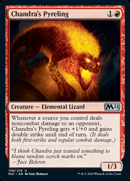 Chandra's Pyreling #138 MTG Core 2021 Single