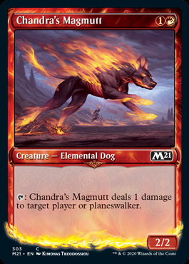 Chandra's Magmutt Showcase #303 MTG Core 2021 Single