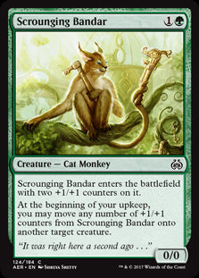 Scrounging Bandar MTG Aether Revolt #124